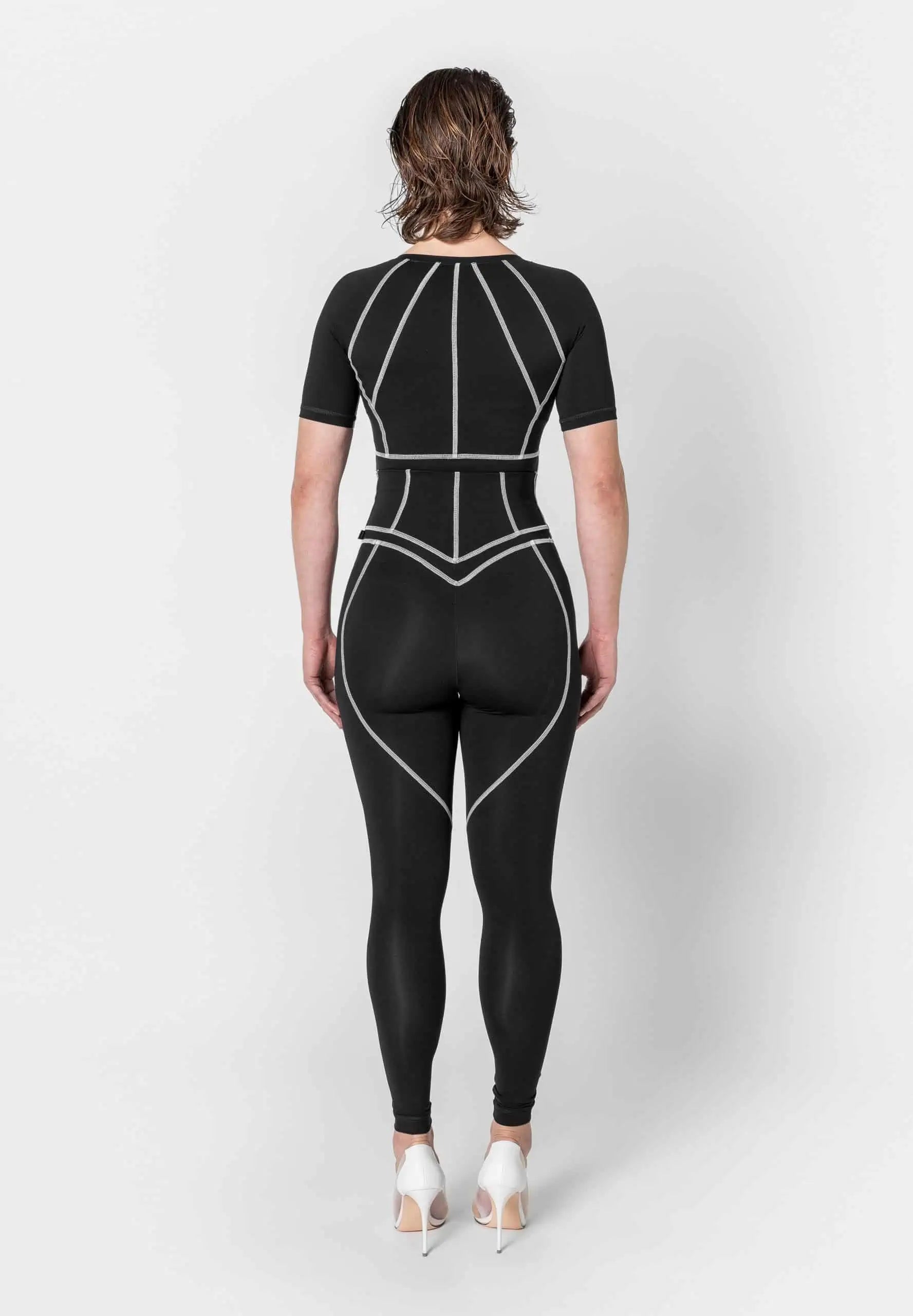 Contrast Stitch Leggings