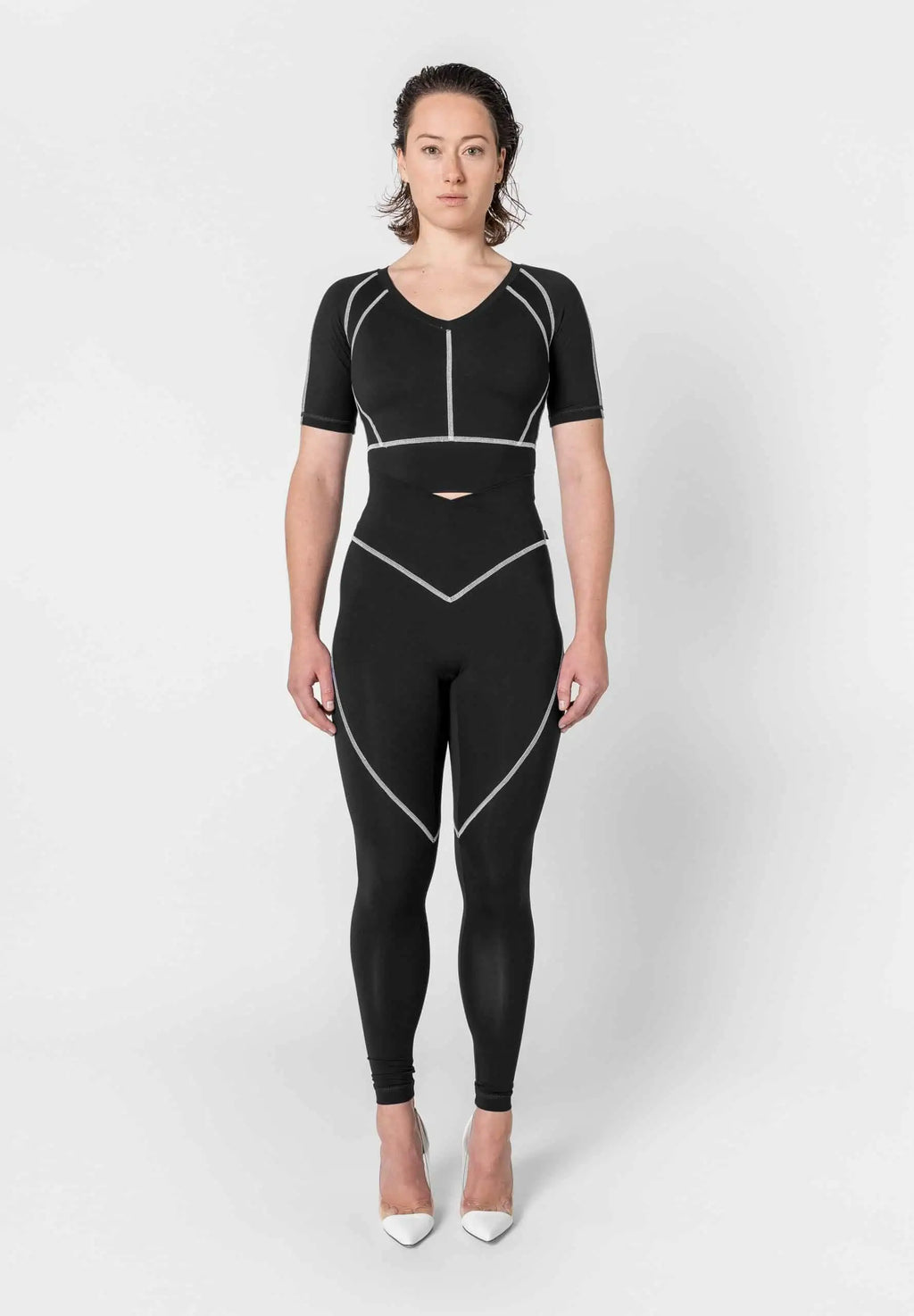 Contrast Stitch Leggings