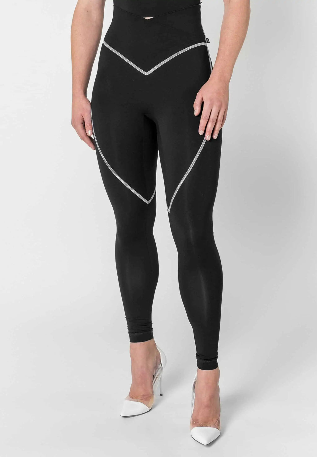 Contrast Stitch Leggings