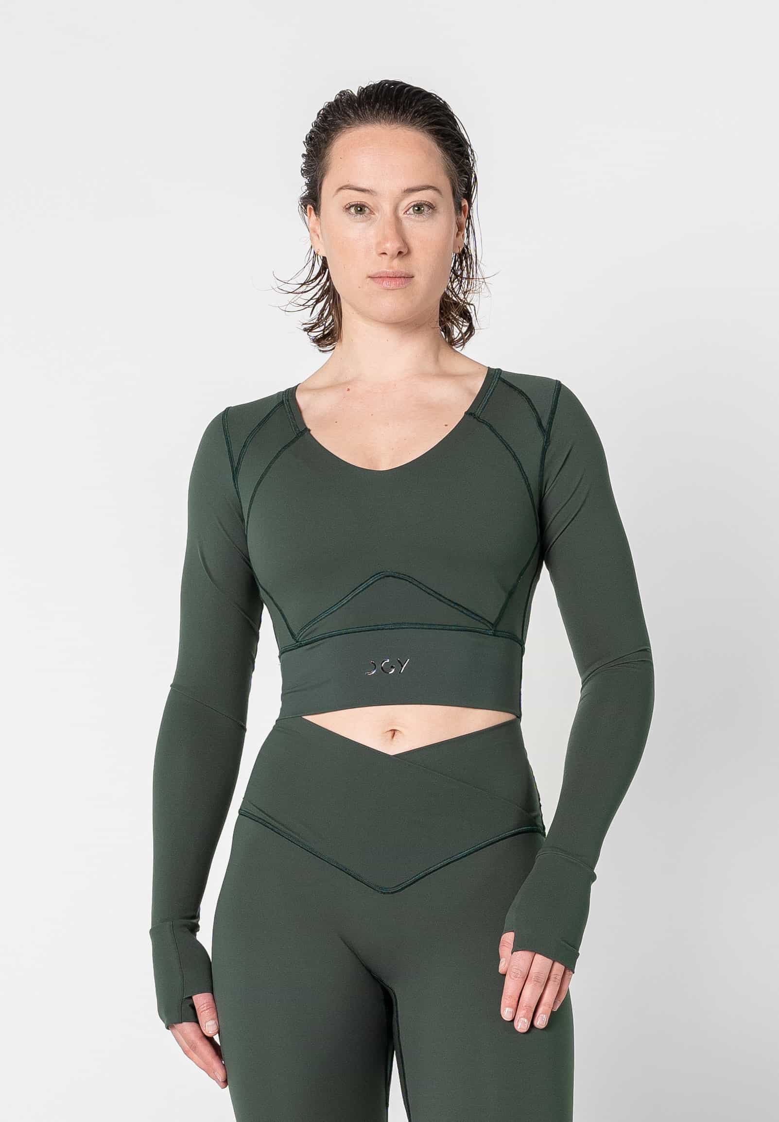 Sculpting Long Sleeve Crop Top