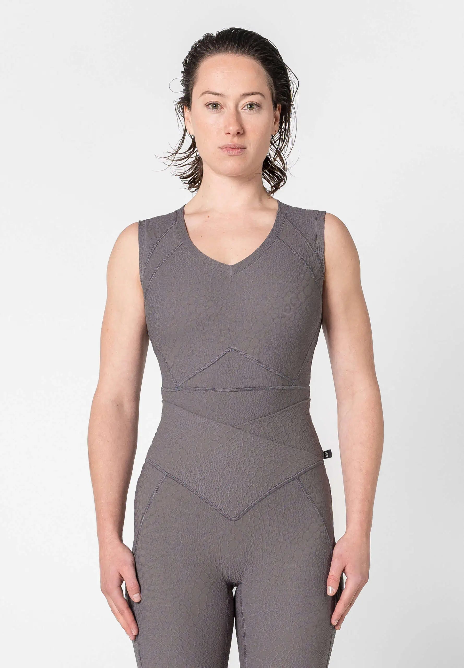 Jacquard Textured Tank Top