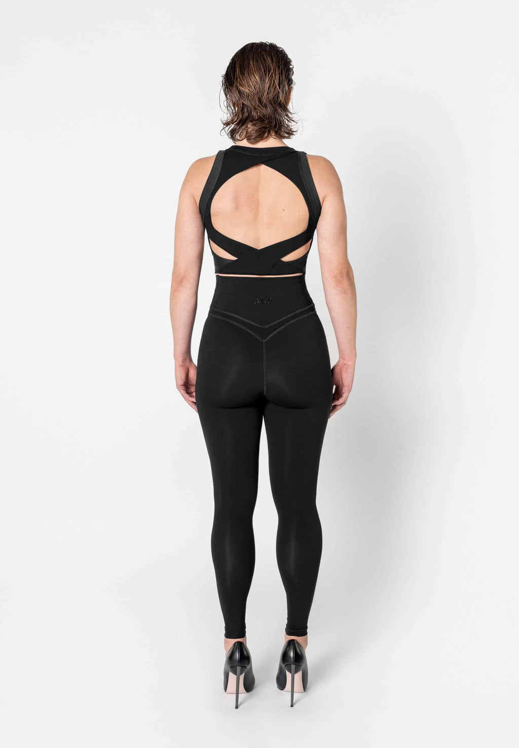 Corset Bustier Sports Bra Mesh