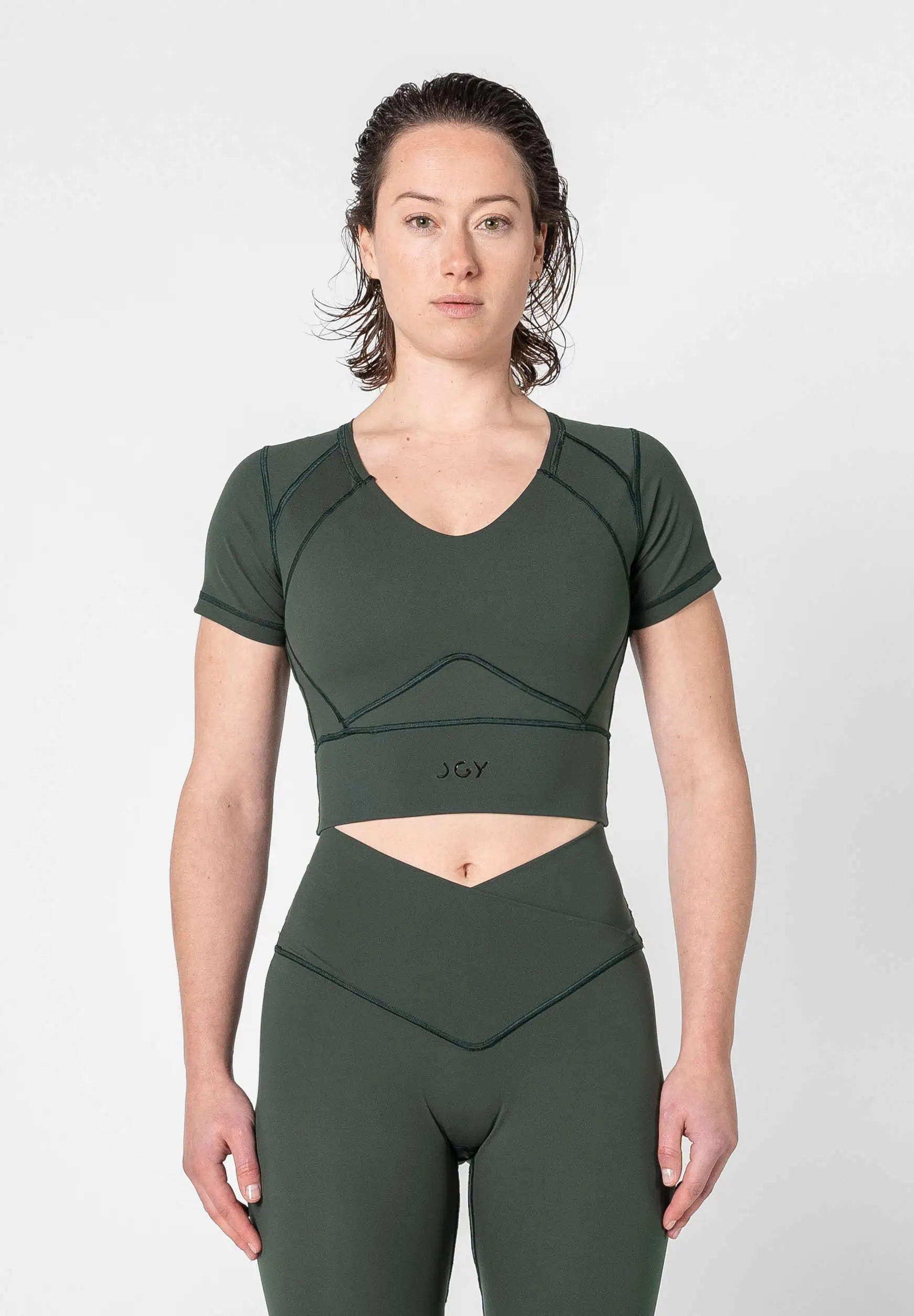 Sculpting Short Sleeve Top